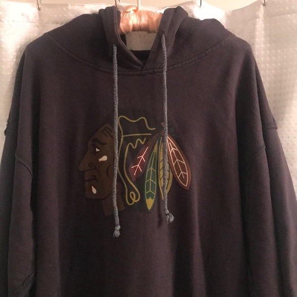 Vintage Chicago Blackhawks NHL hoodie 🏒 - Picture 2 of 8